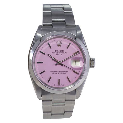 rolex donna piccolo oroa|rolex oyster steel pink dial.